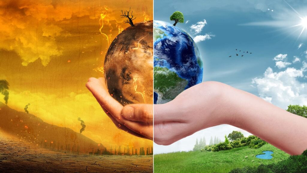 Global Warming and Pollution Concept Sustainability (Elements of this image furnished by NASA