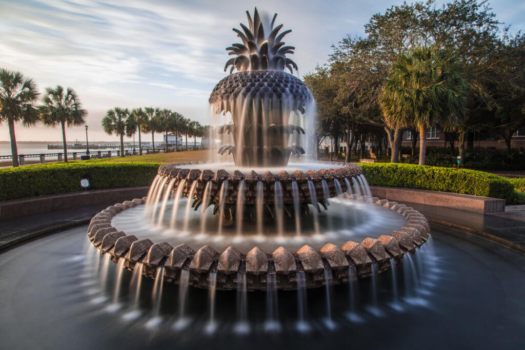 Pineapple Fountain Charleston South Carolina Environmental Standards