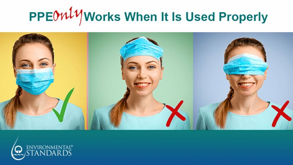 PPE Only Works When It Is Used Properly Environmental Standards, Inc.