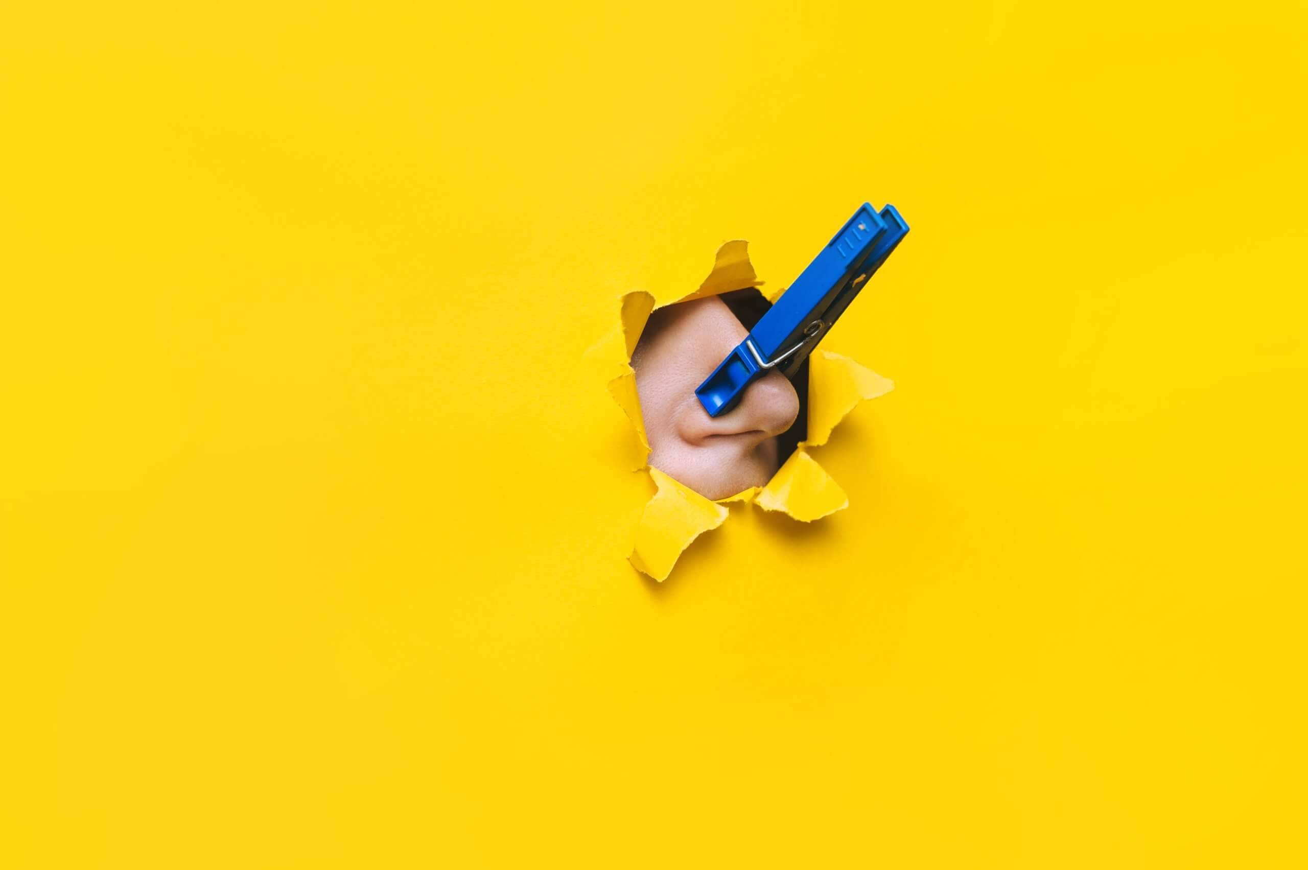 A,Blue,Clothespin,On,The,Girl’s,Nose.,Torn,Hole,In A,Blue,Clothespin,On,The,Girl's,Nose.,Torn,Hole,In