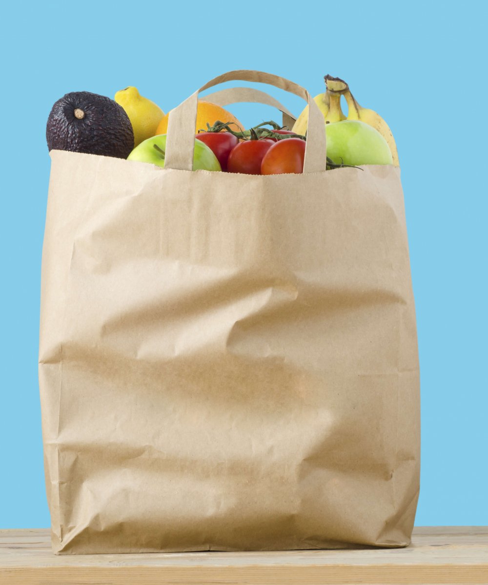 Food Groceries 2 Fruit Shopping Bag